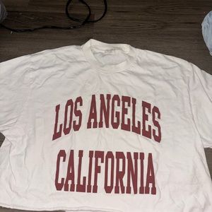 White Los Angeles California T-Shirt